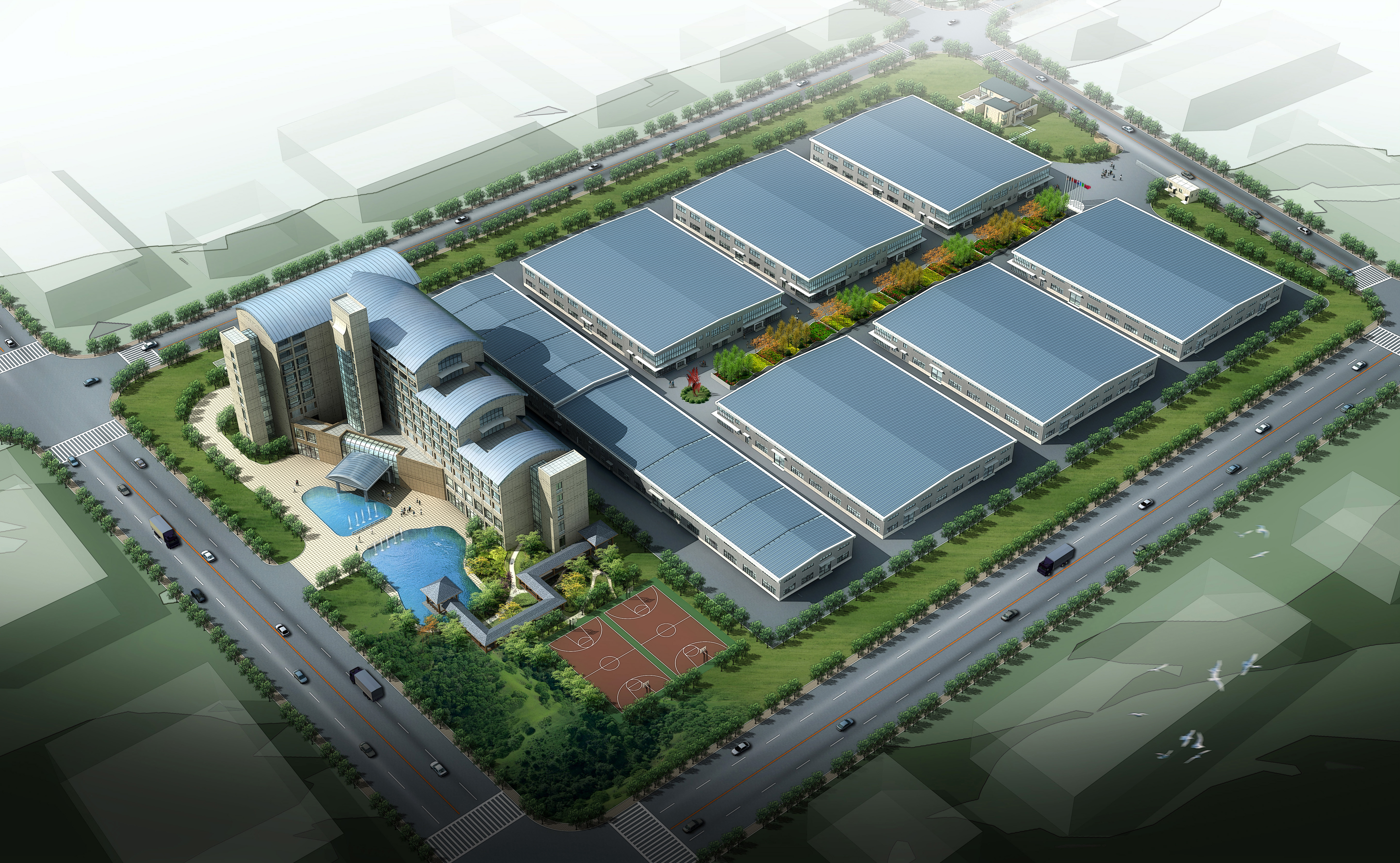 YX-900229 工业 厂房 物流su cad合集